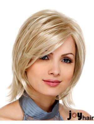 Blonde Synthetic Lace Front Wigs Bobs Hair Cuts Chin Length