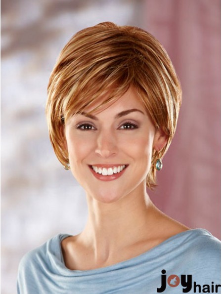 Boycuts Short Auburn Straight Top Petite Wigs