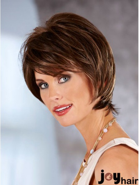 Straight Auburn Beautiful Chin Length Classic Wigs