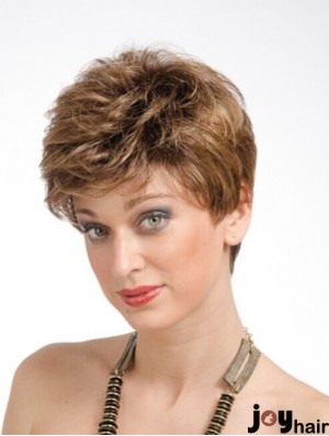 Online 6 inch Straight Auburn Boycuts Short Wigs