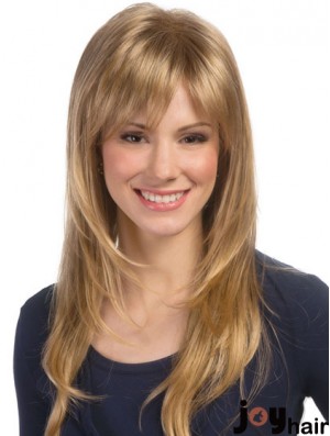 Wavy Layered Long Blonde Top Lace Front Wigs