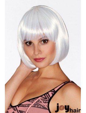 Bobs Straight Chin Length 10 inch Designed Medium Wigs