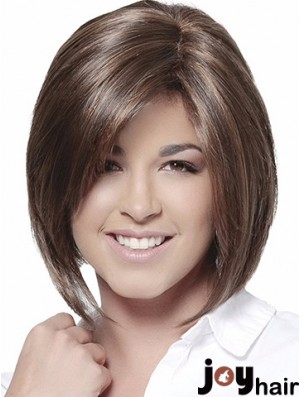 Bobs Brown Straight Chin Length 10 inch High Quality Medium Wigs