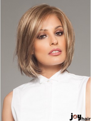 Chin Length Blonde Gorgeous 10 inch Straight Bob Wigs