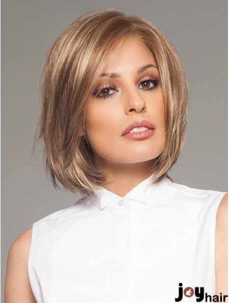 Chin Length Blonde Gorgeous 10 inch Straight Bob Wigs