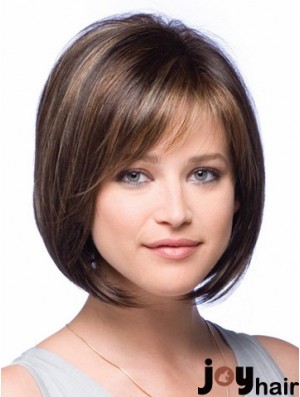 Bob Wig Chin Length Wig Cheap Straight Hair Modern