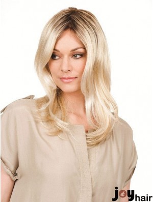 Wavy Without Bangs Long Blonde Perfect Wigs