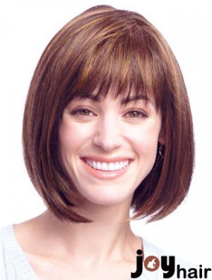 Lace Front Chin Length Straight Auburn Amazing Bob Wigs