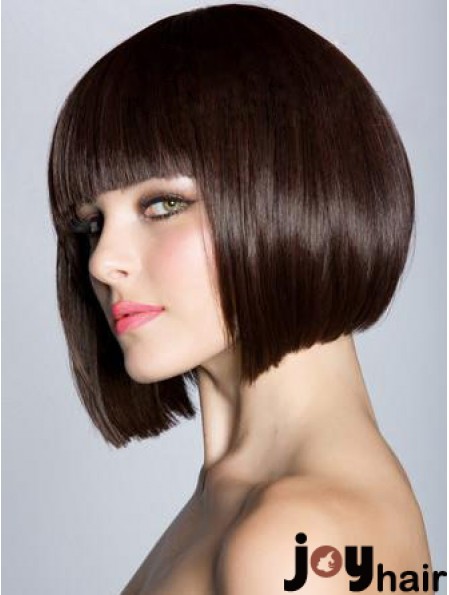 Bob Wigs Natural Capless Straight Hair Wig UK