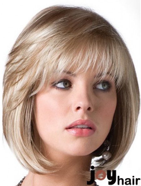 Affordable Bob Wig Blonde Wig UK Chin Length