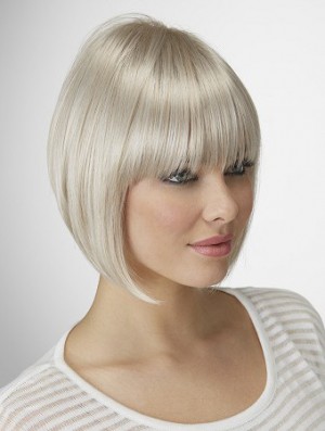 Straight Chin Length 10 inch Capless Great Bob Wigs