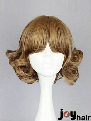 Capless Chin Length Wavy Blonde Amazing Bob Wigs