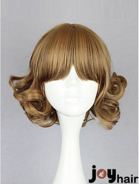 Capless Chin Length Wavy Blonde Amazing Bob Wigs