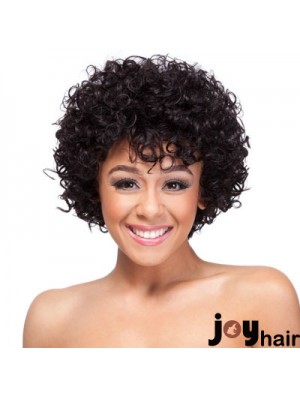 19 inch Classic Capless Synthetic Curly Wigs For African American Women