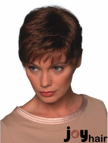 Boycuts Wig Short Straight Hair Wig UK For Women