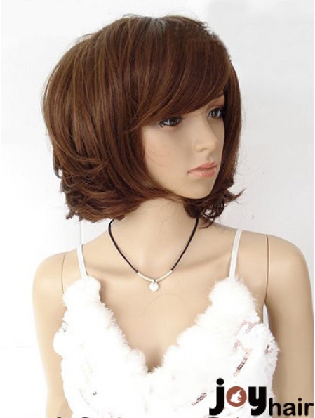 Bobs Straight Auburn Capless Designed Short Wigs