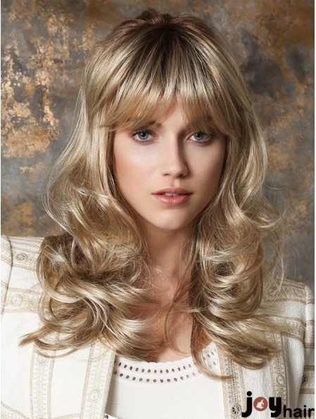 Long Monofilament Blonde 16 inch Classic Lady Wig