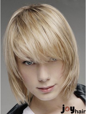 Blonde Lace Wig Hand tied Men Wig Remy Human Hair Male Wig UK