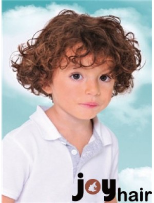 Childs Wig With Capless Curly Style Short Length