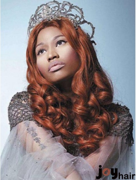 20 inch Auburn Curly Without Bangs Long Gorgeous Nicki Minaj Wigs