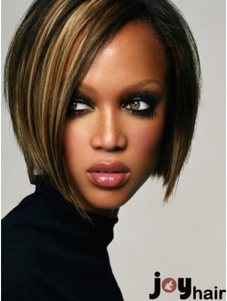 Ombre/2 Tone Straight Bobs Lace Front 10 inch Fashion Tyra Banks Wigs