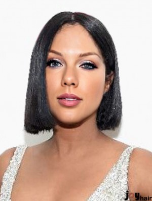 Capless Bobs Straight Chin Length Black Top Toni Braxton Wigs