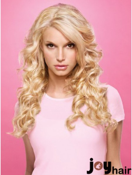 Wavy Lace Front Layered Long Blonde Popular Jessica Simpson Wigs