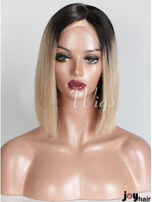 Chin Length Ombre/2 Tone Straight Bobs Incredible African American Wigs