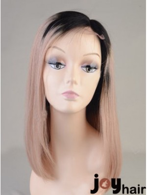 Long Straight Without Bangs Full Lace 14 inch Best Black Women Wigs