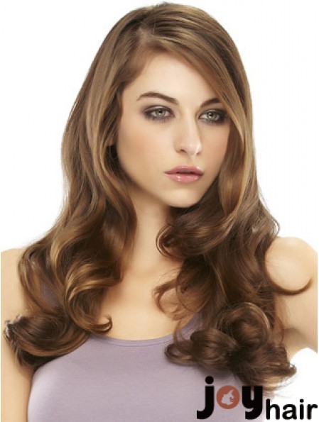 Hairpiece Remy Human Hair Long Styles Auburn Color