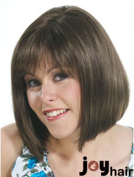 Bob Wig Chin Length Straight Wig For Sale 10 Inch