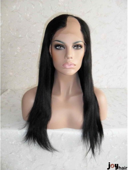 Black Long Wigs U Part Human Hair Wigs Online UK