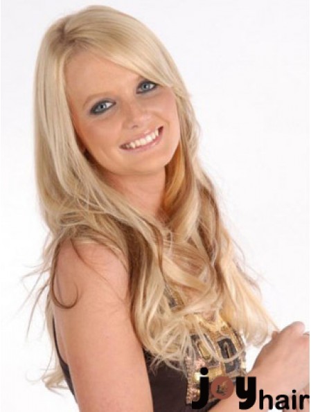 Affordable Blonde Curly Remy Human Hair Clip In Hair Extensions