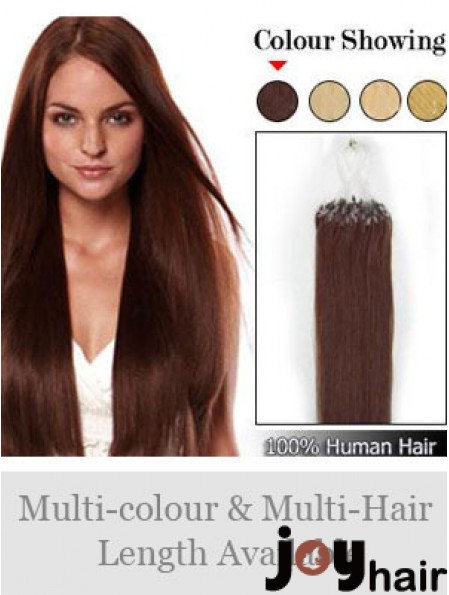 Online Auburn Straight Micro Loop Ring Hair Extensions