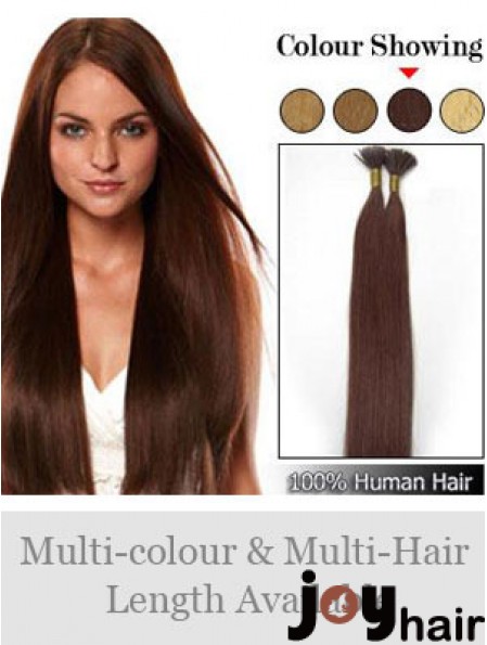 Auburn Straight Stick/I Tip Hair Extensions