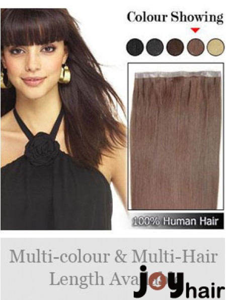 Straight Remy Human Hair Auburn Discount Weft Extensions