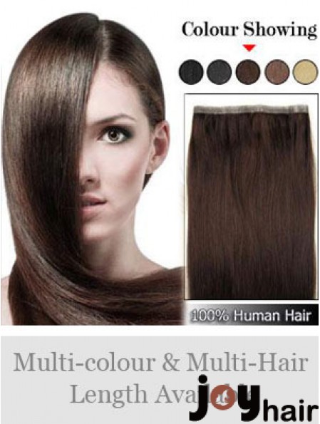 Straight Remy Human Hair Brown Cheapest Weft Extensions