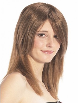 Remy Human Hair Toppers UK Straight Auburn Designed 