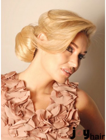 Blonde Hair Piece Bun