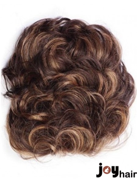 Good Auburn Curly Remy Human Hair Clip In Hairpieces