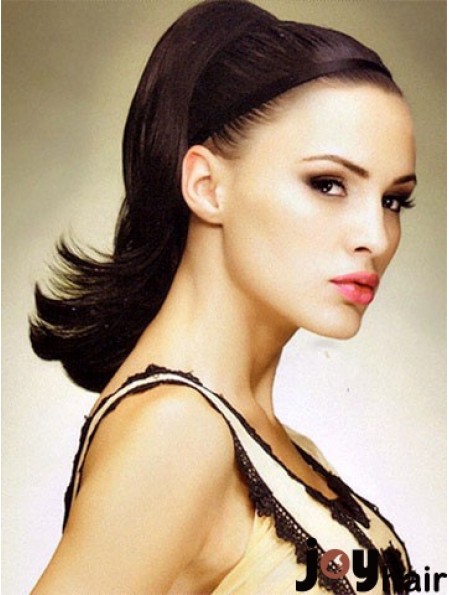 No-Fuss Auburn Straight Synthetic Clip In Hairpieces