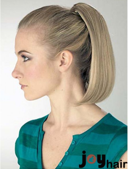 Exquisite Straight Blonde Ponytails